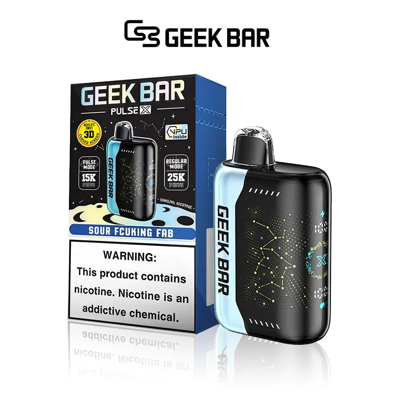 GEEK BAR PULSE X 25,000 PUFFS DISPOSABLE VAPE BOX OF 5
